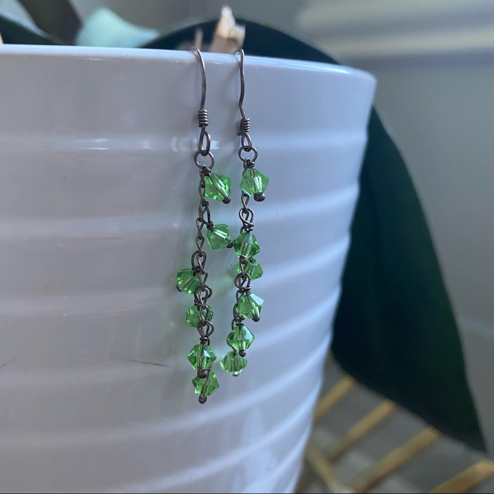 Delicate Beaded Earrings